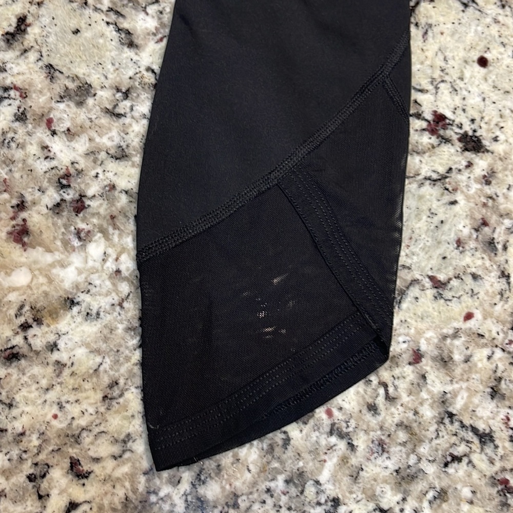 Athleta Womens Leggings XS Black w/Side Ventilation - Picture 4 of 5